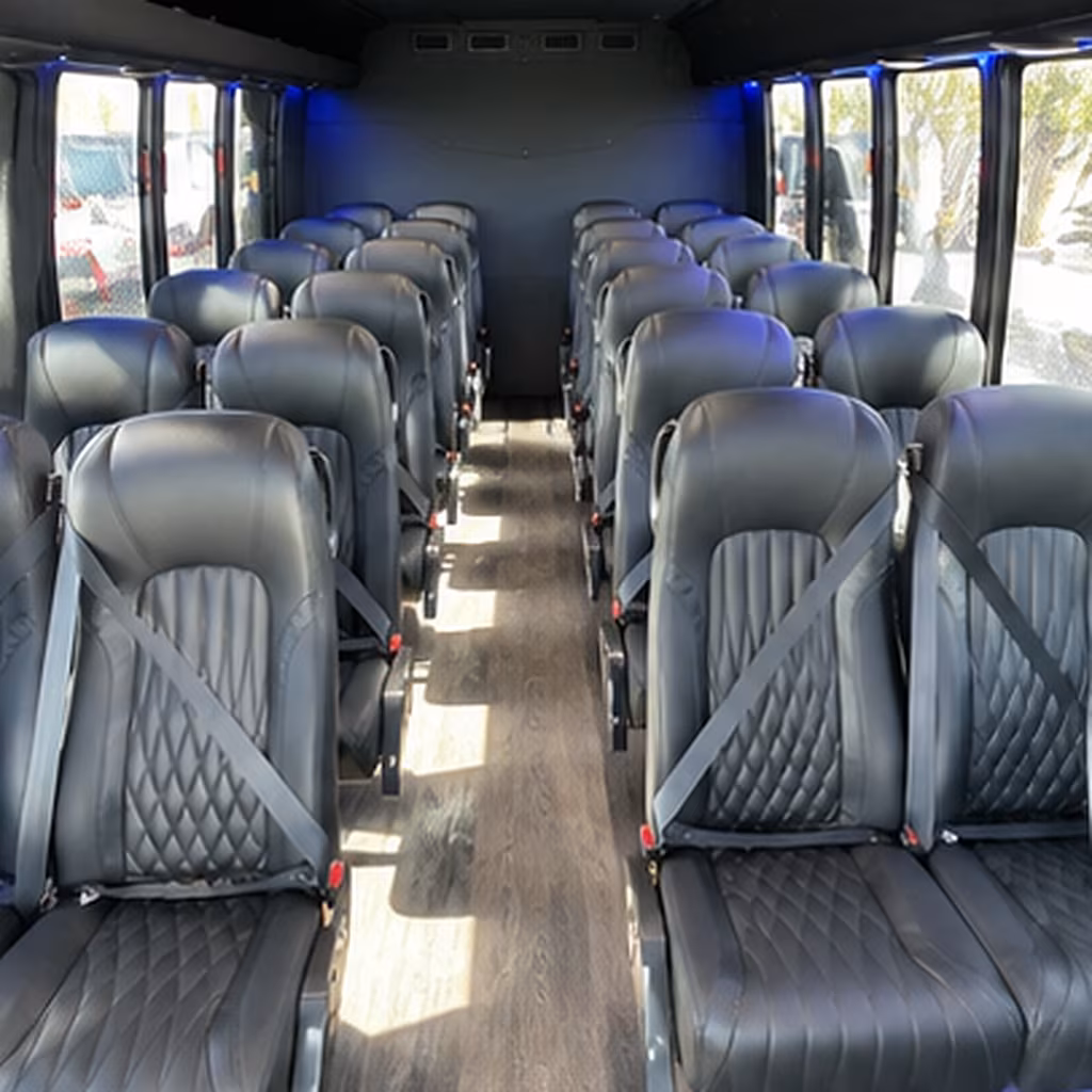 atlanta concert transportation onboard seating