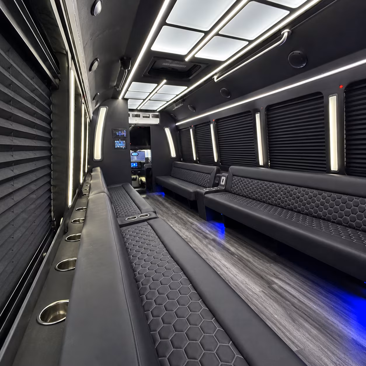 atlanta party bus rentals inside