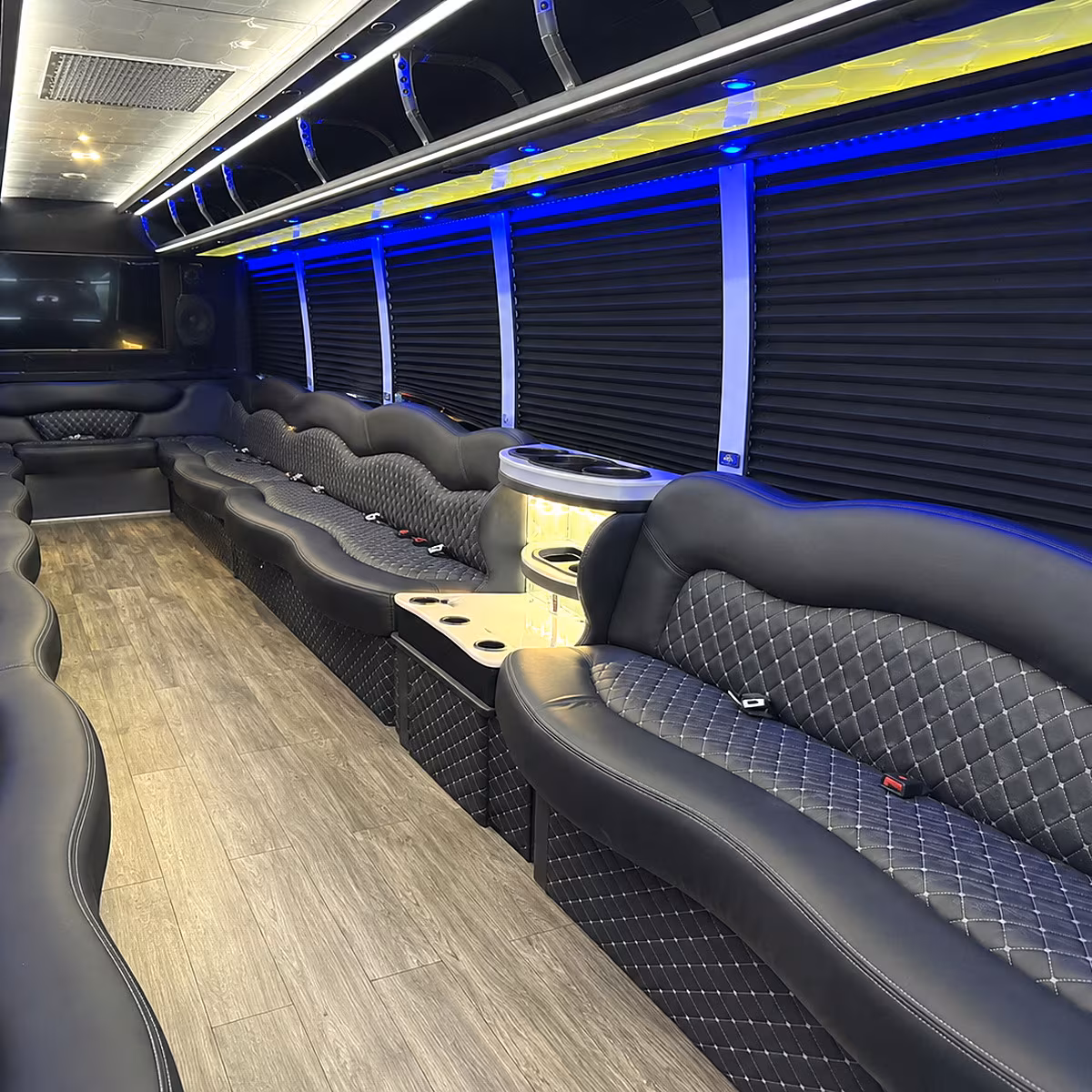 atlanta wedding party bus rental