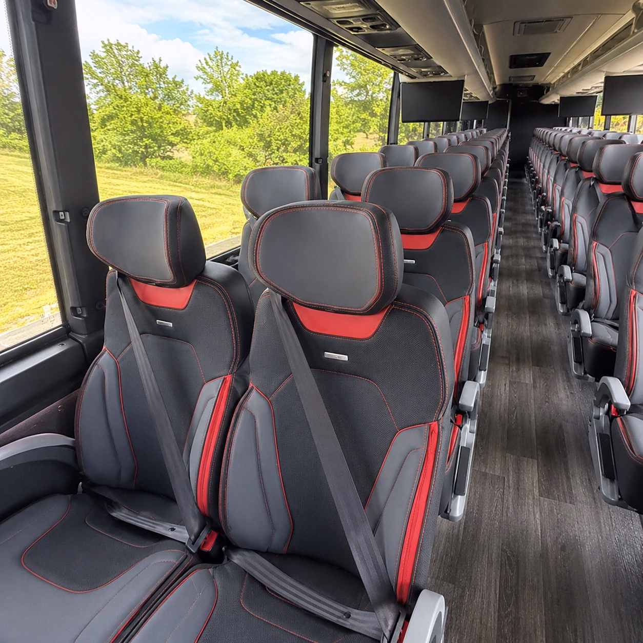 charter bus shuttle services for federal agencies near atlanta